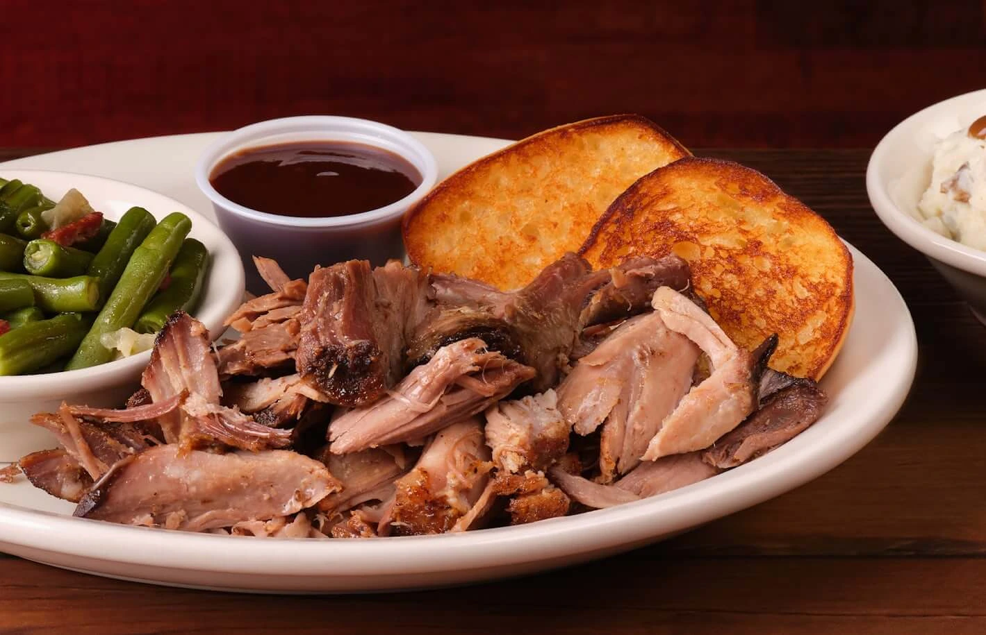 Texas Road House Menu with Prices and Pictures November 2025 45 Pulled Pork Dinner