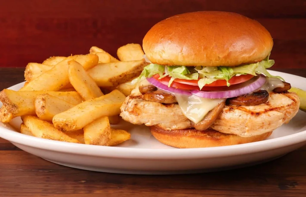 Texas Road House Menu with Prices and Pictures November 2025 62 Mushroom Jack Chicken Sandwich