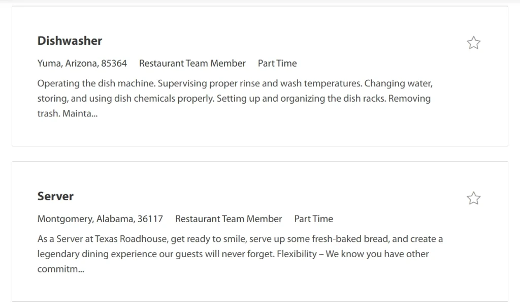 Texas Roadhouse Careers 2025 | Job Openings & Hirings 3 Texas Roadhouse Careers