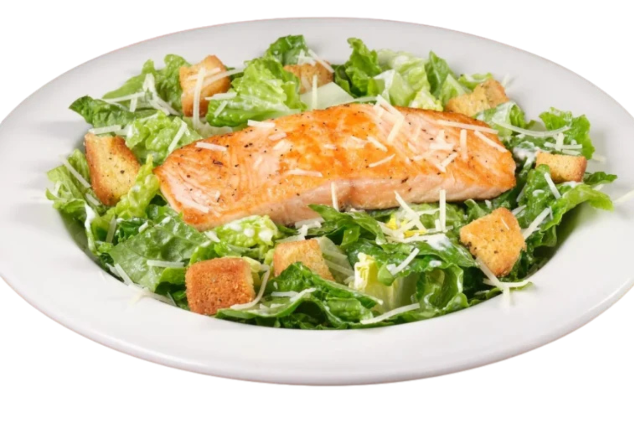 Salmon Caesar Salad Texas Roadhouse Price, Size & Calories 2025 1 Salmon Caesar Salad